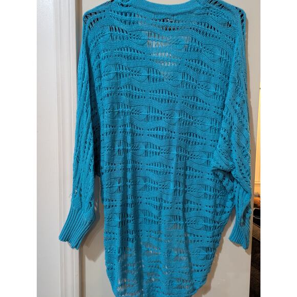 Dolce Cabo Aqua Knit Jacket – Size Small – Oversized Fit – Brand New - Picture 4 of 6